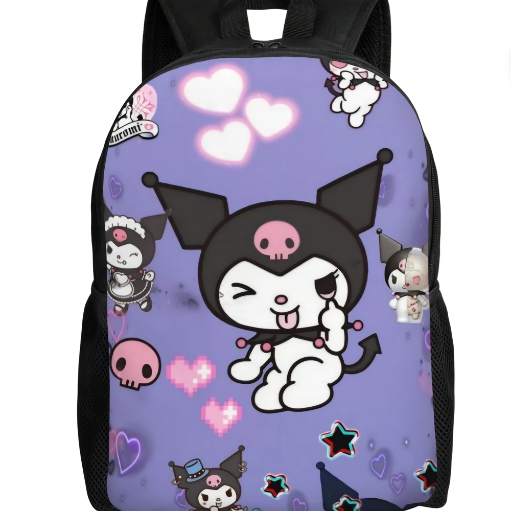 Cute Purple Character Backpack - Picture 4 of 6